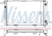 Радиатор MERCEDES W201 2.0 AT 62670A