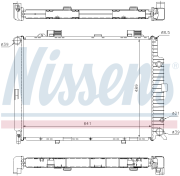 W210 РАДИАТОР ОХЛАЖДЕН (NISSENS) (см.каталог)