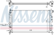 Радиатор OPEL VECTRA B 1.6-2.2 630771