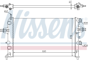 Радиатор OPEL ASTRA G 1.2-1.4 98-06