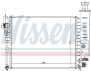 Радиатор PEUGEOT 405 1.4/1.6 88-94
