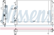 Радиатор RENAULT LOGAN 1.5dCi, MEGANE I 1.6i 1/02-8/03 AT AC 63766