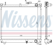 Радиатор SUZUKI GRAND VITARA 1.6 97-