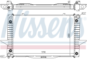 Radiator VOLVO V70 (LW) (96-) 2.0 TURBO 20V