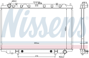 Радиатор Nissan Maxima QX 2.0/3.0 95-00 67352