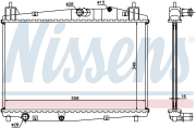 NS68506 радиатор системы охлаждения Mazda 2 1.4D/1.6D 07