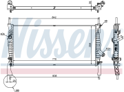 Радиатор FORD TRANSIT 2.3/2.2D/2.4D A/C M/T 06-