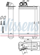 Радиатор печки CITROEN C5 I 01-04 71152