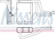 Радиатор отопителя JAGUAR X-TYPE / FORD MONDEO 1.6-3.0/2.0D/2.2D 93-09