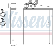 Радиатор отопителя MB W164 2.8D 06-