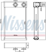 Радиатор отопителя OPEL INSIGNIA/MERIVA B 1.4T-2.8/2.0D 09-