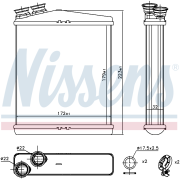 Heater VOLVO V60 (10-) 2.0 T