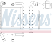 Радиатор отопителя VAG A3/GOLF/OCTAVIA 1.2T-1.8T/1.6TD-2.0TD DENSO 12-