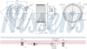 Мотор отопителя MB W638 97-03