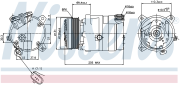 NS89062 компрессор кондиционера Opel Omega B 94-01