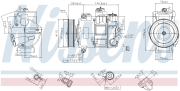 Компрессор кондиционера AUDI/VW/SKODA 890632 NISSENS