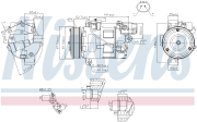 Компрессор BMW 316-320i E90 (N45B16A, N46B20B, N46B20A, N46B20C) 89086