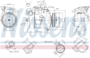 Компрессор BMW 5 E60 525d-535d, 7 E65-E67 730d 89116