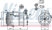 Компрессор кондиционера OPEL VECTRA C 1.6/1.8 06-/SAAB