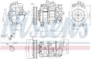 Компрессор кондиционера AUDI A6 2.4/3.2 04-08