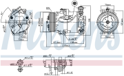 Компрессор OPEL ASTRA H 1.4/1.8 (DELPHI) 89215