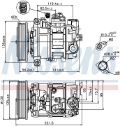 Компрессор кондиционера AUDI A4 3.2FSI -09