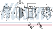 Компрессор кондиционера KIA CEED 1.6/HYUNDAI i30 1.6 07-