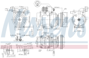 Компрессор кондиционера HYUNDAI ACCENT/VERNA DOHC