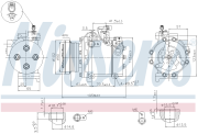 Компрессор кондиционера SUZUKI SX4 1.6 VVT