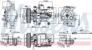 Компрессор кондиционера MAZDA 5 (CR) (05-) 2.0 i 16V