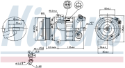 Компрессор NISSAN X-TRAIL (T31) 2.0i 3/07- 89394