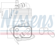 Радиатор масляный BMW E81, E46, E90, 520i E60, X1 E84, X3 E83 АКПП 90688