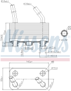 Радиатор масляный RANGE ROVER III (LM) (02-) 4.4 i 90787