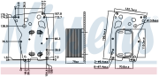 Радиатор масленый BMW F10/F20/F91/F36/F25 10-, Toyota Auris/Avensis/Rav4 13-