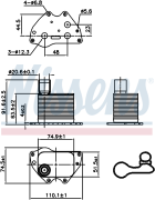 Радиатор масляный OPEL MERIVA B (10-), MOKKA (13-) 1.4 i 16V TURBO 90981