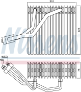 Испаритель кондиционера VAG 1.6/1.8 I/1.8T (96-)