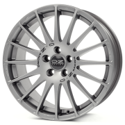 Диск литой OZ 8x18R 5/114,3 Grigio Corsa Black Lettering
