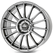 Диск литой OZ 8x18R 5/114,3 Matt Graphite Silver Lettering