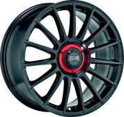 Диск литой OZ 8x18R 5/114,3 Gloss Black+Red Lettering