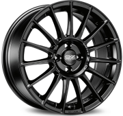 Диск литой OZ 8x18R 5/114,3 Matt Black Silver Lettering