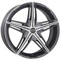 Диск литой OZ 8x18R 5/114,3 Matt Graphite Diamond Cut