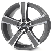 Диск литой OZ 8x18R 5/114,3 Matt Graphite Diamond Cut