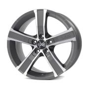 Диск литой OZ 8x18R 5/114,3 Matt Graphite Diamond Cut