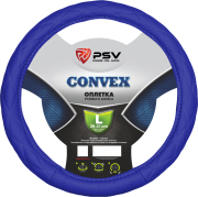 Оплётка на руль PSV CONVEX (Синий) L