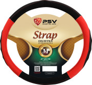 Оплётка на руль PSV STRAP Fiber (Черно-Красный) М