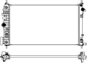 Радиатор охл. ДВС OP Insignia 2.0T АКПП 08-