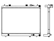Радиатор сист. охл. Sakura 3341-8515