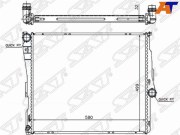 Радиатор BMW X3 E83 1.8D/2.0/2.0D/2.5/3.0/3.0D 04-10