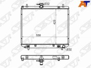 Радиатор DAIHATSU TERIOS/TERIOS KID 02-10 EF-DET/TOYOTA CAMI 07-/LITE/TOWNACE S402 07-