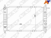 РАДИАТОР ОСНОВНОЙ DAEWOO MATIZ (KLYA) 0.8 98-01(ПЛАСТИНЧАТЫЙ), SAT